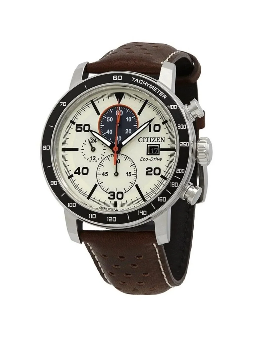 NWT Citizen Brycen Chronograph Light Brown Dial Men's Watch